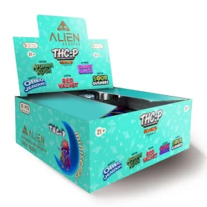 ALIEN EXOTICS THC-P DIAMOND (33.14%) MINI PRE ROLLED ASSORTED FLAVOR JOINT (OCEAN BLUE) 25CT/ BOX