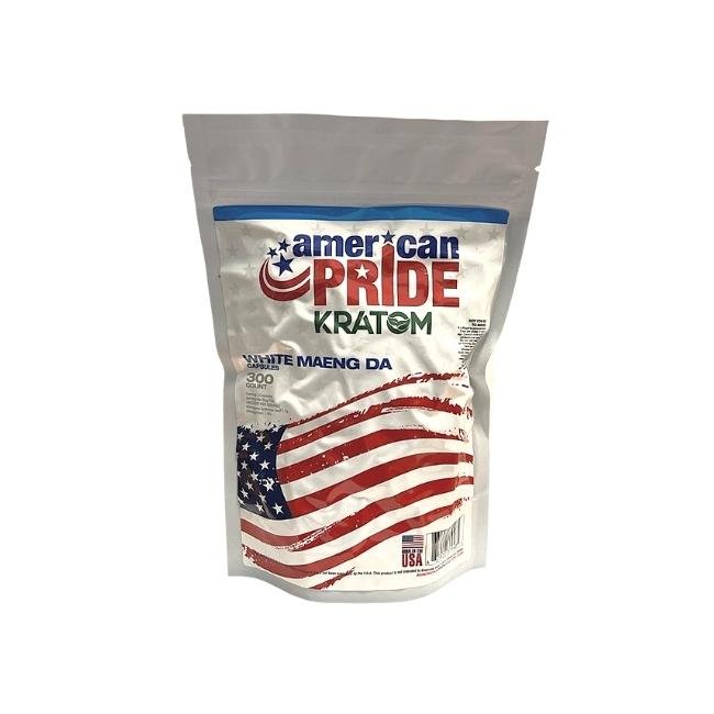 AMERICAN PRIDE KRATOM 300CT WHITE MAENG DA