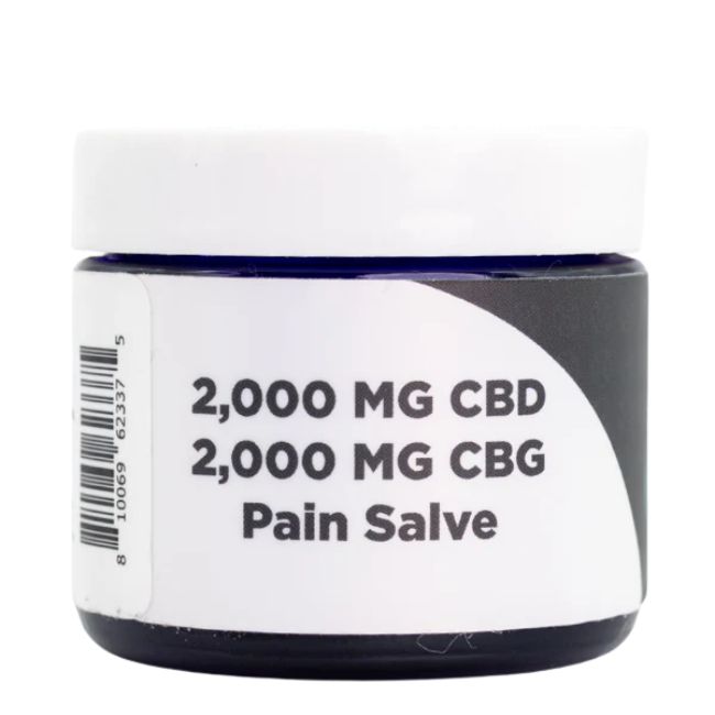 CANNAAID 2000MG CBD + 2000MG CBG PAIN SALVE CREAM 2OZ JAR - Image 2