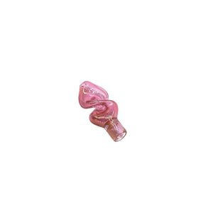 3" FIGURE 8 BODY PINK FUMED CHILLUM
