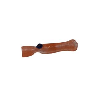 GLASS 3" INCH MIX FUMED LIMED DESIGN CHILLUM