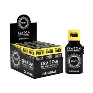 CHANT KRATOM SHOT ORIGINAL PREMIUM EXTRACT 100MG FULL SPECTRUM MIT 12CT BOX