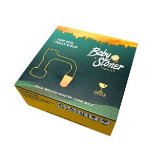 BABY STONER 14MM MALE 90 DEGREE FULLY WELD BANGER