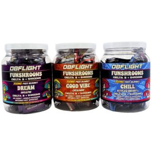 D8FLIGHT FUNSHROOMS D8 + SHROOMS 300MG PER GUMMY 25CT/ JAR