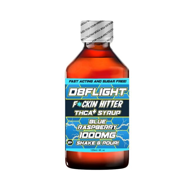 D8FLIGHT THCA 1000MG 120ML 4OZ SYRUP BOTTLE - Image 2