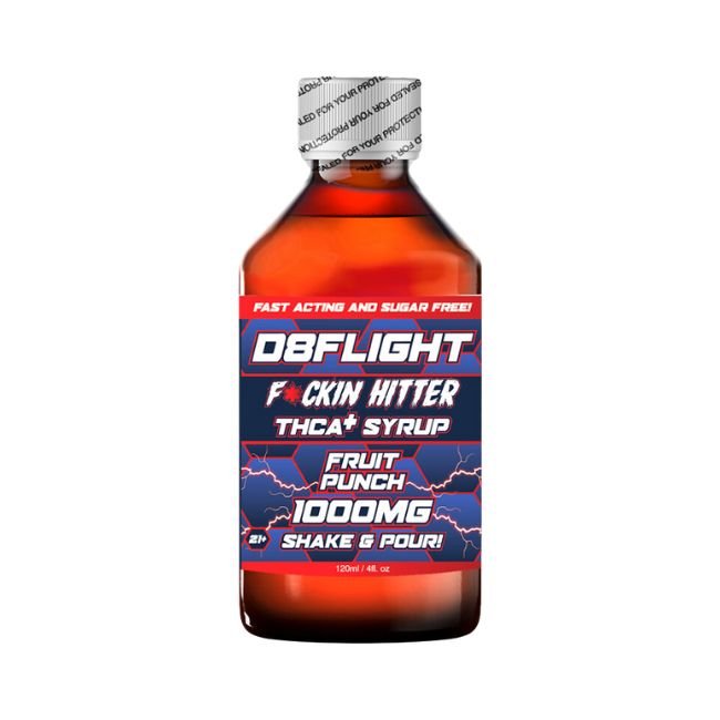 D8FLIGHT THCA 1000MG 120ML 4OZ SYRUP BOTTLE - Image 3