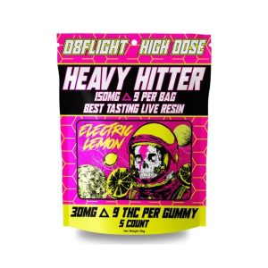 D8FLIGHT DELTA 9 HEAVY HITTERS 150MG GUMMIES 5CT/BOX