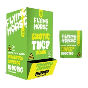 FLYING HORSE EXOTIC THCP + D8 + D9 + HHC 1500MG PER GUMMY BAG 60CT/ BOX