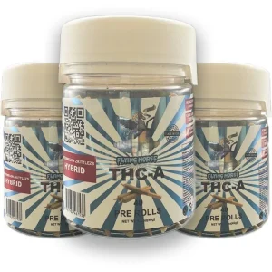 FLYING HORSE THC-A PRE ROLLS JOINTS 40CT JAR