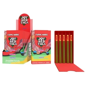 FLYING HORSE JOY RED THCA 2GM X 5PK PRE ROLLS JOINTS 5CT/ BOX