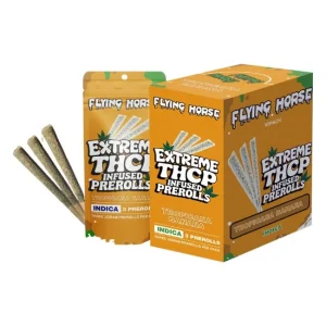 FLYING HORSE EXTREME THCP INFUSED 2GM X 3PK PRE ROLLS JOINTS 10CT/ BOX