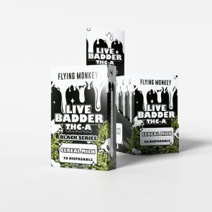 FLYING MONKEY THC-A LIVE BADDER BLACK SERIES 2GM DISPO 8CT/ BOX