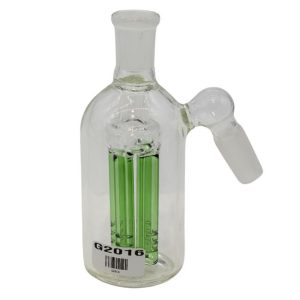 5'' FANCY CLEAR GLASS ASH CATCHER