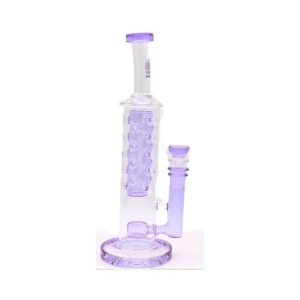 CALIBEAR GLASS 12'' FANCY SHOWER HEAD COLOR FULL WATER PIPE