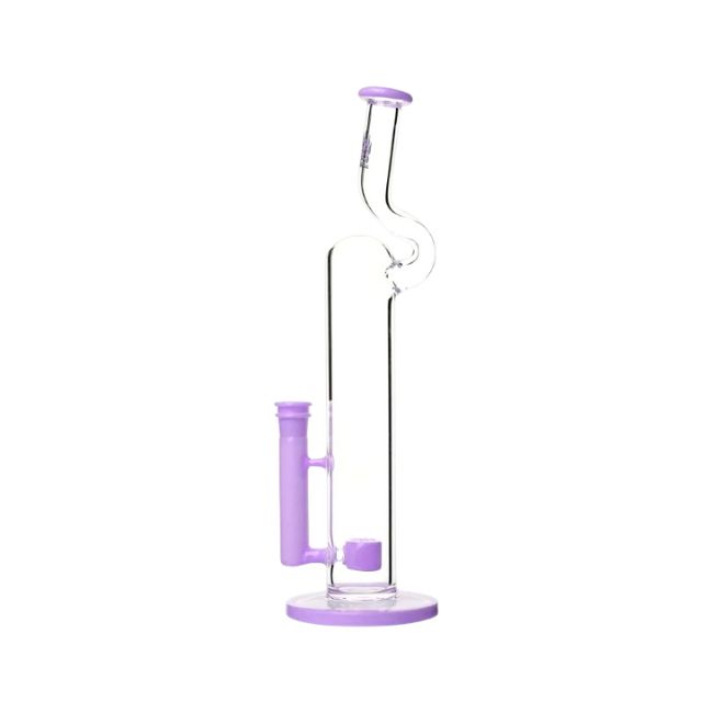 CALIBEAR GLASS 14'' FANCY STRAIGHT TUBE WATER PIPE