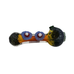 4'' FRIT HEAD WITH FLOWER LOCKET HAND PIPE