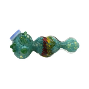 5'' TWISTED COIN LOCKET FANCY HAND PIPE