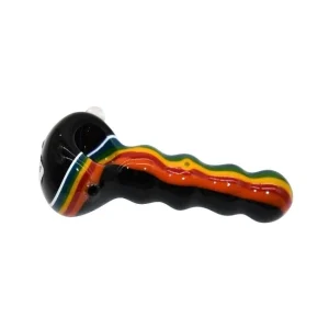 4.5'' SLIME TUBING RAINBOW COLOR HAND PIPE