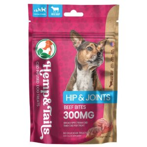 HEMP & TAILS BY AGFN CBD INFUSED 300MG DOG TREATS 60CT/ BAG