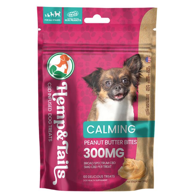 HEMP & TAILS BY AGFN CBD INFUSED 300MG DOG TREATS 60CT/ BAG - Image 5