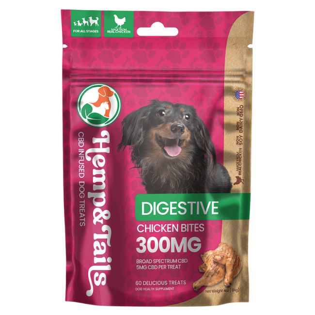HEMP & TAILS BY AGFN CBD INFUSED 300MG DOG TREATS 60CT/ BAG - Image 3