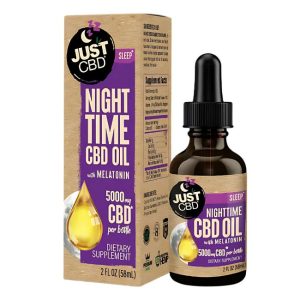 JUST CBD NIGHT TIME OIL 5000MG 58ML (2FL OZ) BOTTLE