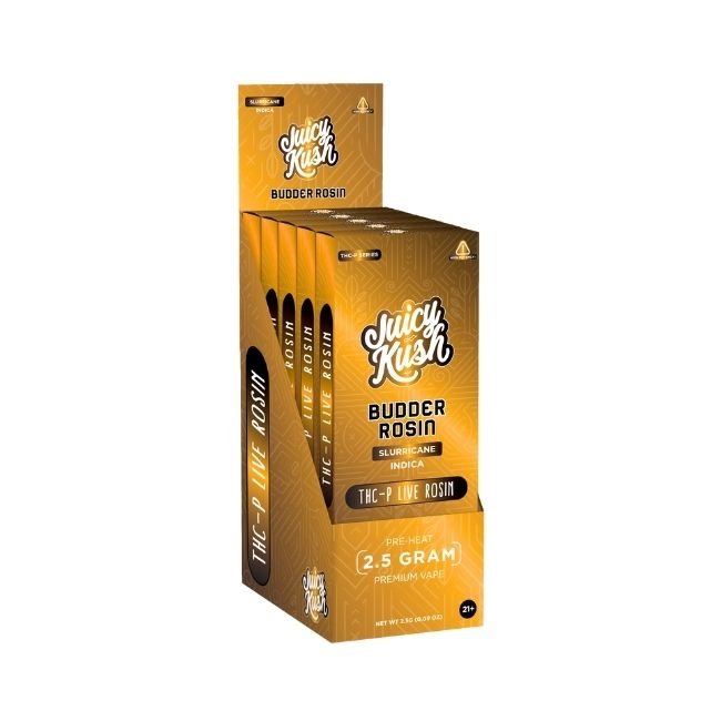 JUICY KUSH BUDDER ROSIN THC-P LIVE ROSIN 2.5GM DISPO 5CT/ BOX - Image 3