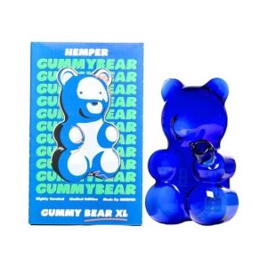 HEMPER GLASS 8.5'' TALL GUMMY BEAR XL BONG WATER PIPE
