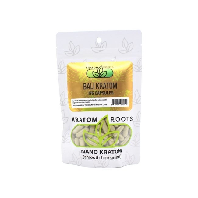 KRATOM ROOTS HIGH QUALITY NANO KRATOM 175CAPS/BAG - Image 2