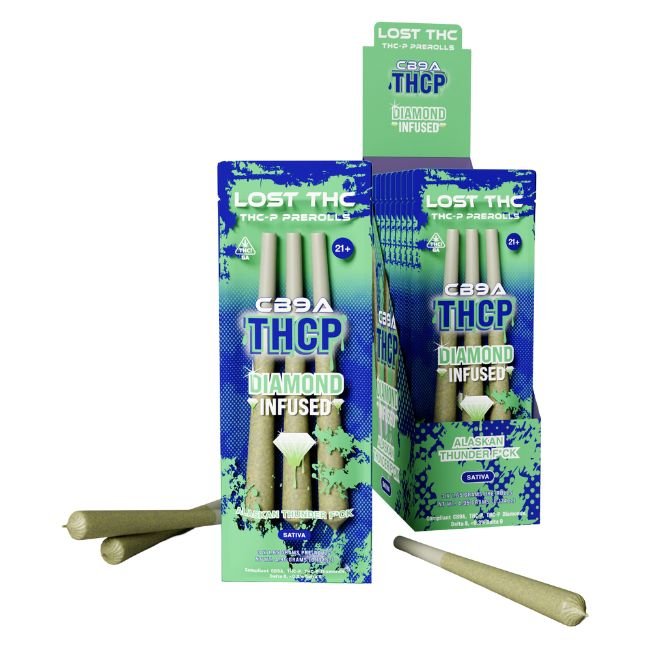 LOST THC CB9A EDITION THCP DIAMOND INFUSED 1.65GM X 3PK PRE ROLL JOINTS 10CT/ BOX - Image 3