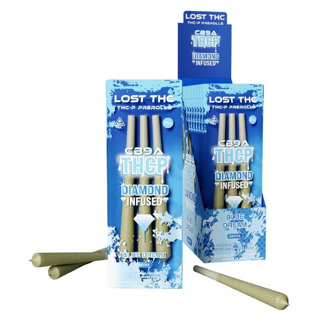LOST THC CB9A EDITION THCP DIAMOND INFUSED 1.65GM X 3PK PRE ROLL JOINTS 10CT/ BOX - Image 4