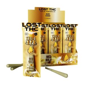 LOST THC THC-A VVS SUGAR DIAMOND INFUSED 1.5GM PRE ROLL JOINTS 30CT/ BOX
