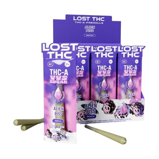 LOST THC THC-A VVS SUGAR DIAMOND INFUSED 1.5GM PRE ROLL JOINTS 30CT/ BOX - Image 2
