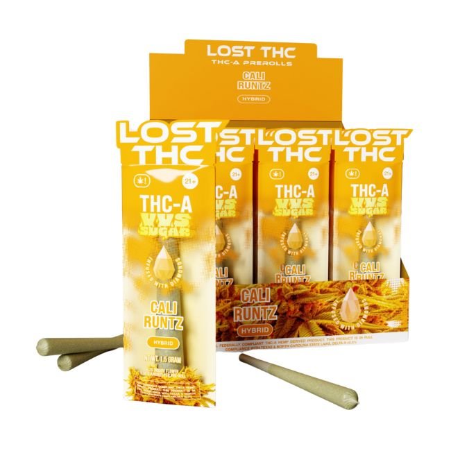 LOST THC THC-A VVS SUGAR DIAMOND INFUSED 1.5GM PRE ROLL JOINTS 30CT/ BOX - Image 7