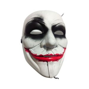 BLACK EYE JOKER FACE DESIGN SMOKING GAS MASK