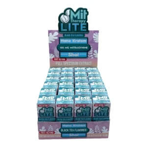 MIT THERAPY LITE NANO KRATOM FULL SPECTRUM 105MG 10ML BLACK TEA SHOT 24CT/ BOX