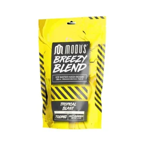 MODUS BREEZY BLEND ICE WATER HASH ROSIN CB9-A PEGASUS D8 + THCP 7500MG GUMMIES 20CT/ BAG