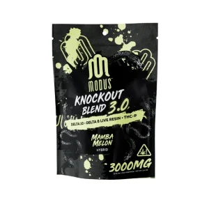 MODUS KNOCKOUT BLEND 3.0 D10 + THC-P +D8 LIVE RESIN 3000MG GUMMIES 20CT/ BAG