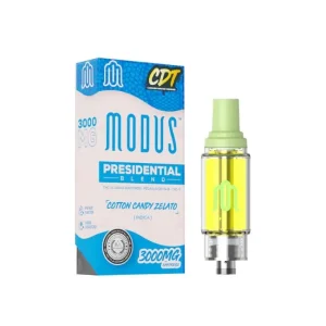 MODUS PRESIDENTIAL BLEND CDT THC-A LIQUID DIAMOND + PEGASUS D8 + THC-V 3GM CART 5CT/ BOX