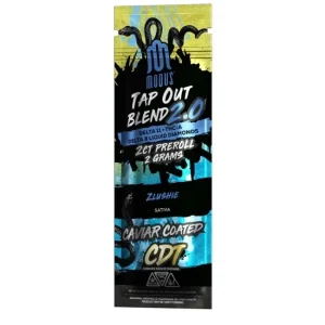 MODUS TAP OUT BLEND 2.0 D11 + THCA + D8 LIQUID DIAMONDS 2CT PRE ROLL 2GM JOINT 10CT/ BOX