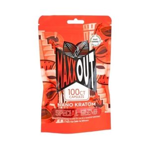 MAXX OUT KRATOM 100CT CAPSULES BAG