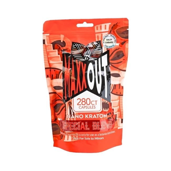 MAXX OUT KRATOM 280CT CAPSULES BAG - Image 3