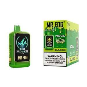 MR FOG NOVA MINT STEEZY SERIES 5% DISPOSABLE (100ML) 36K PUFFS 5CT PER BOX