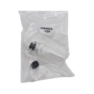 4" EXTRA SMALL MINI CLEAR GLASS TUBE