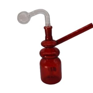 5" STRAIGHT COLOR GLASS TUBE