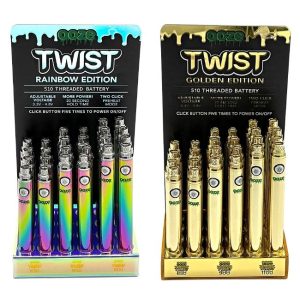 OOZE TWIST 510 THREAD BATTERY DISPLAY 24CT/ BOX