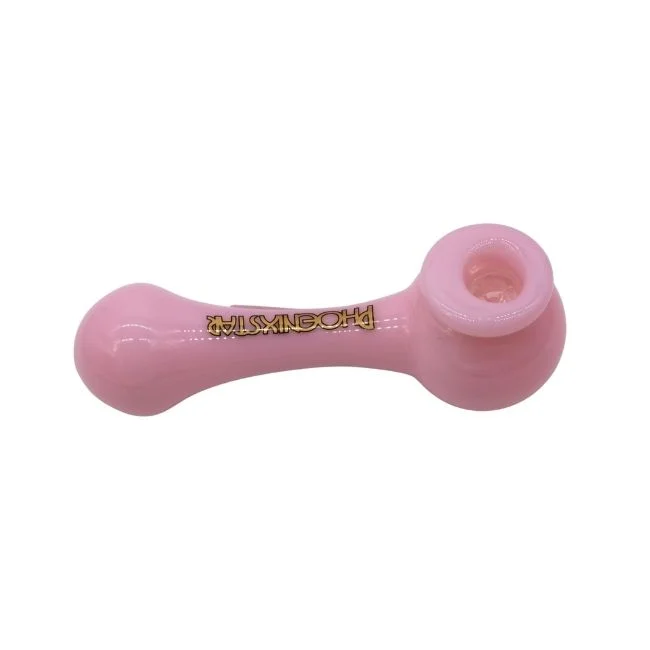 PHOENIX GLASS 4.5'' COLOR TUBE WITH SCREEN HAND PIPE