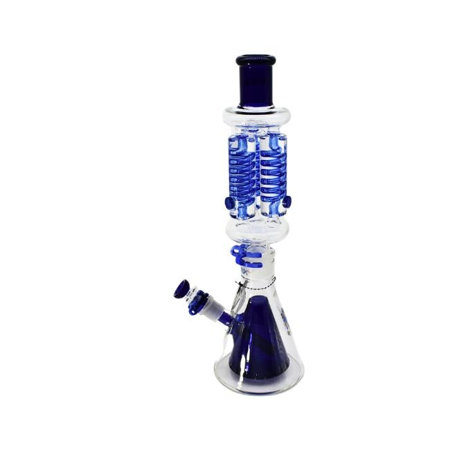 PHOENIX GLASS 16" TRIPLE FREEZEABLE COIL INSIDE TRI CONE DESIGN WATER PIPE