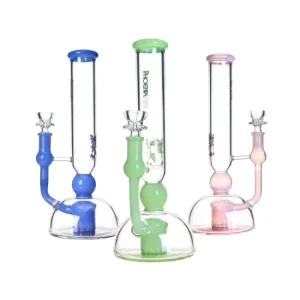 PHOENIX GLASS 10" COLOR SHOWER HEAD DESIGN WATER PIPE