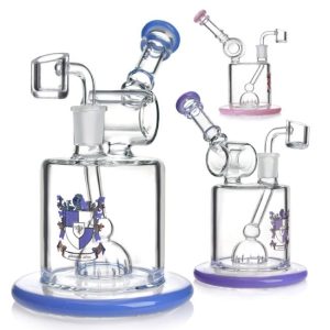 PHOENIX GLASS 8'' SHOWER HEAD PERC WATER PIPE